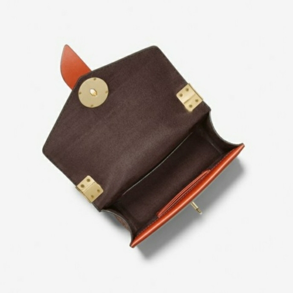 1493- MICHAEL KORS Greenwich Small Animal Print Logo Crossbody Bag NWT - Picture 4 of 8